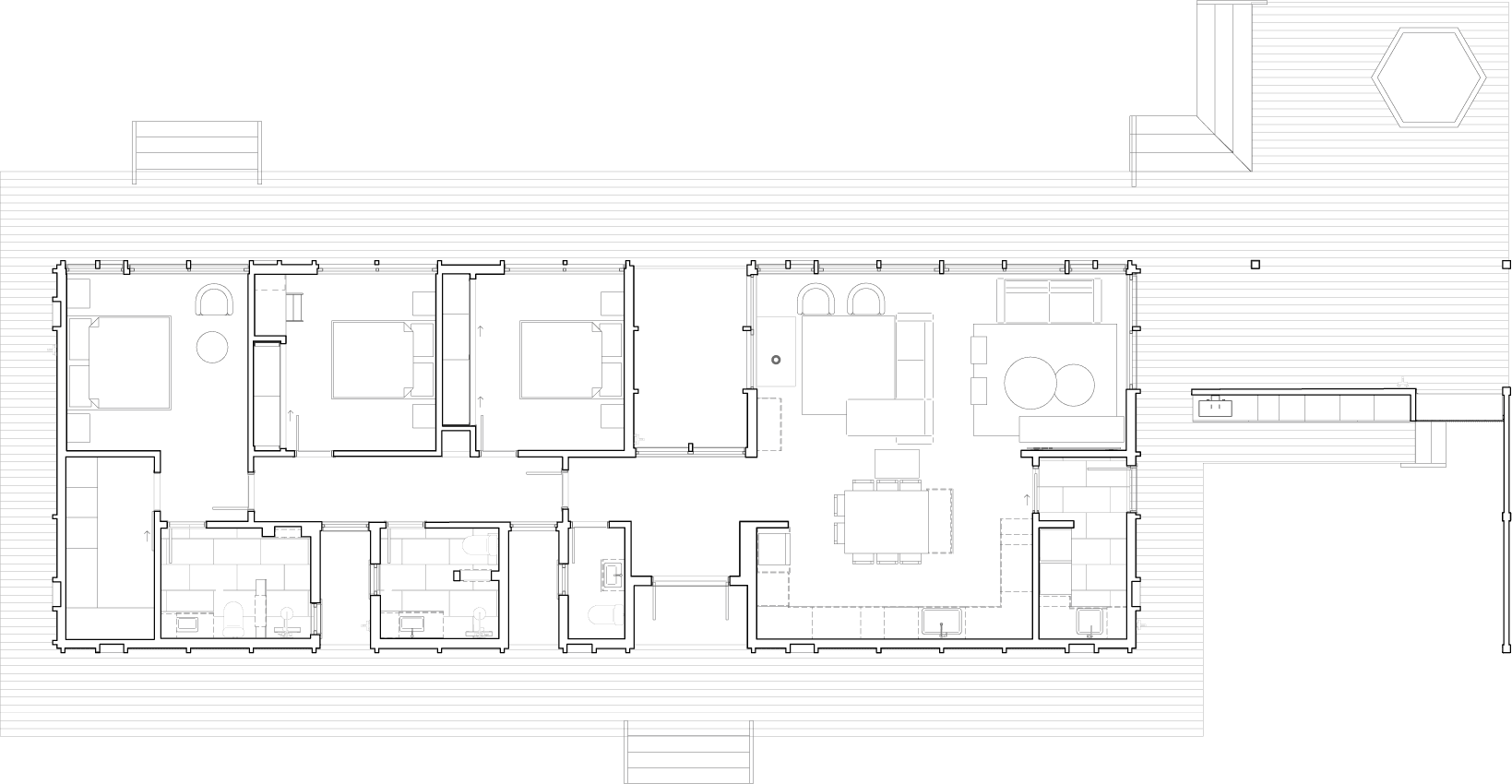 Plano 1 de Casa Llavería