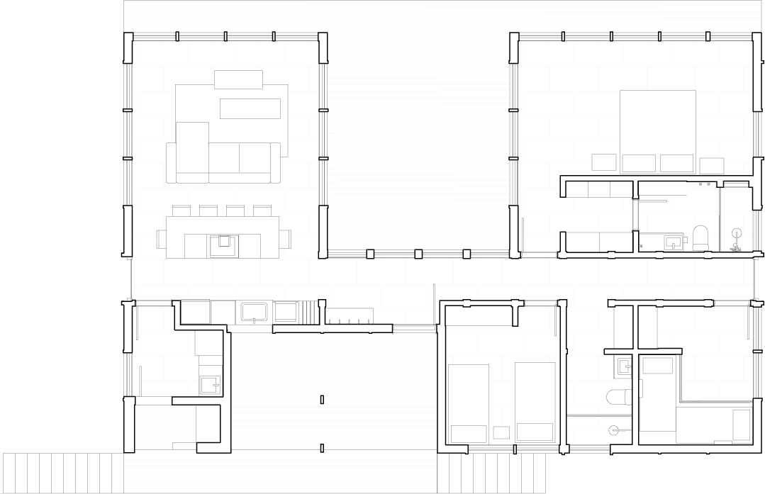 Plano 1 de Casa Bosque