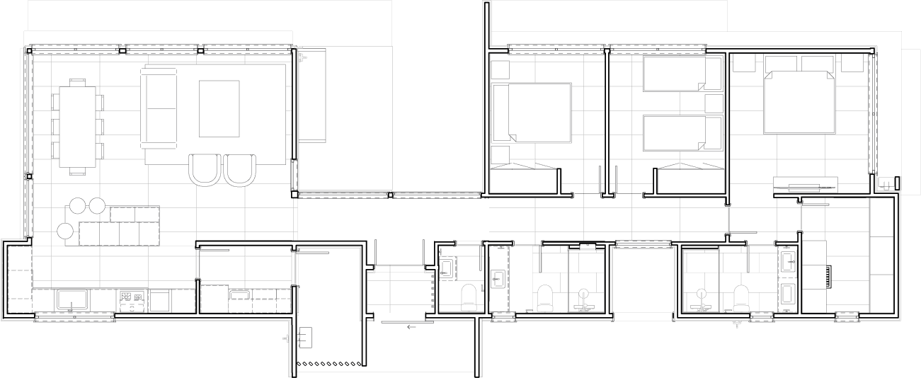 Plano 1 de Casa Avellano