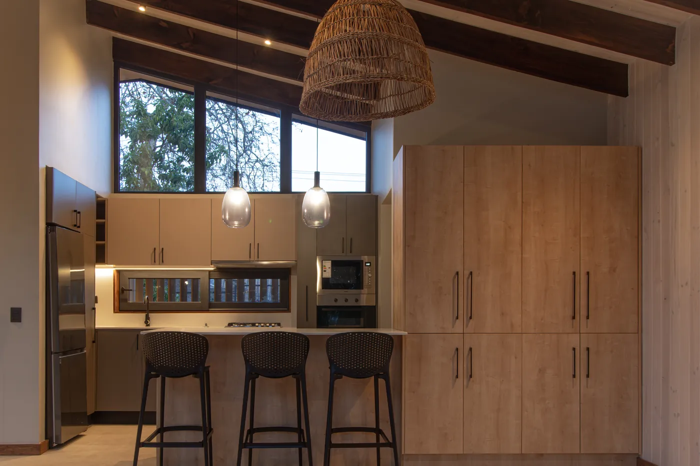 Cocina de Casa Canelo construida en Rengo